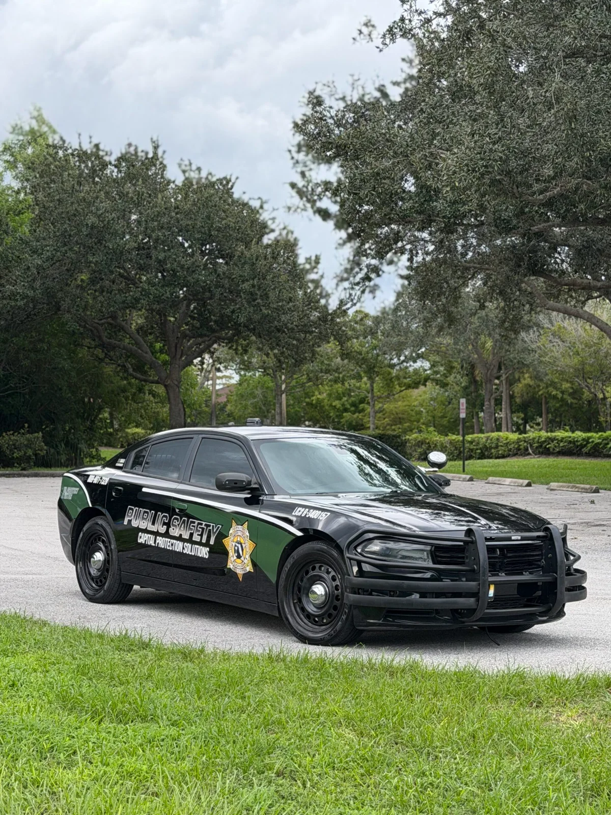 Capital marked patrol car